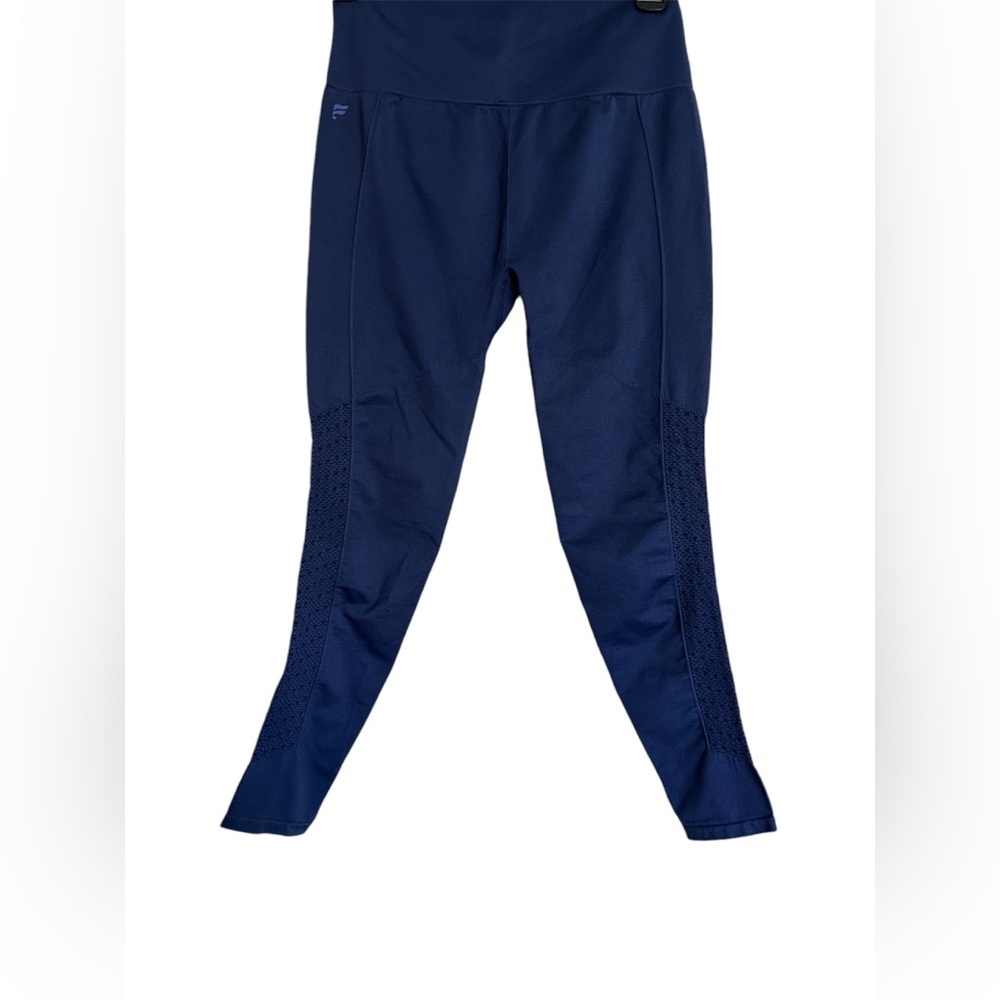 Fabletics | Blue Seamless High-Waisted Leggings M